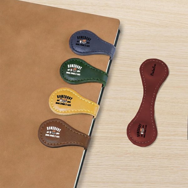 Personalized Multicolor Homebody Hourglass-Shaped Magnetic Bookmark Clip with Name Literary Bookish Birthday Gift for Students Book Lovers