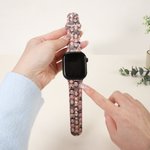 Personalized Funny Pet Family Photo Silicone Watch Band Compatible with Apple Watch Anniversary Birthday Gift for Pet Lover Family