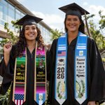 Persoinalized Guatemala USA Double Flag Graduation Stole with Name School Name and Year Graduation Gift for Class of 2026 Graduates