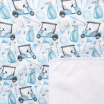 Personalized Monogram Golf Cart Seat Cover with Initial Golf Course Accessories Birthday Country Club Gift for Golf Lovers