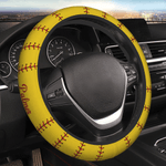 Personalised Ball Sport Design Anti-Slip Car Steering Wheel Cover with with Name and Number Car Accessories Birthday Gift for Car Owner