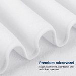 Gepersonaliseerd Gestreept Sneldrogend Extra Groot Strandlaken met Schattige Snorkelkrokodil en Naam Verjaardagscadeau voor Meisjes en Jongens