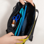 Sac fourre-tout de grande capacité avec nom et doublure imperméable Personnalisé Cartoon Medical Character Initial Nurse Day Birthday Gift for Doctor Nurse