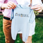 Personalized Classic Winnie the Pooh 100% Cotton Baby Romper Booties Hat Blanket Set with Gift Box and Name Coming Home Baby Shower Gift for Newborn