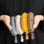 Carry His Grace Everywhere - Personalized PU Leather Rosary Coin Purse with Name - Christian Gift for Baptism, Christmas & Confirmation