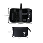 Personalisierte Golf-Organizer mit Golf-Design und Namen | 20-teiliges Zubehör-Set wählbar | Vatertag Geburtstag Spieltag Geschenk für Golfliebhaber