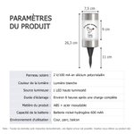 Lampe solaire personnalisée avec nom texte date et fleur - Design de papillon ou pigeon - Cadeau de Toussaint cérémonie funèbre jardinage pour famille