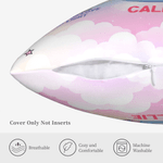 Taie d'oreiller personnalisée en forme de licorne avec nom et initiale Cadeau d'anniversaire pour enfant, fille et fille