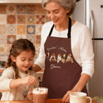 Gepersonaliseerd Foto Design Verstelbaar Waterdicht Naamschort met Zak Moederdag Verjaardagscadeau voor bakker Bakliefhebbers