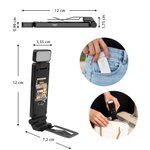 Lampe LED à pince rechargeable personnalisée avec personnage dessin animé et nom - Cadeau d'anniversaire pour les amateurs de lecture