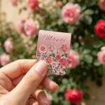 Personalized Birth Flower Magnetic PU Leather Bookmark Clip with Name Daily Reading Use Book Club Birthday Gift for Bookworm Book Lover