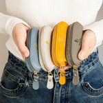 Carry His Grace Everywhere - Personalized PU Leather Rosary Coin Purse with Name - Christian Gift for Baptism, Christmas & Confirmation