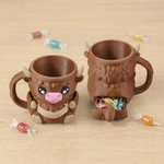 Personalisierte Highland Cow Ice Cream Pint Halter mit versteckten Würfel Schublade und Name Geburtstag Geschenk für Highland Cow Liebhaber