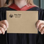 Personalisierte Klasse von 2026 Graduierung Saison Adresse Etiketten Aufkleber mit Namen Umschlag Einladung Dekor Graduierung Party Favor für Absolvent Lehrer