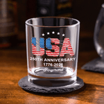 Verre à whisky personnalisé avec nom et année pour la fête des pères Cadeau d'anniversaire pour les hommes amoureux de la culture américaine