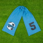 Personalised Soccer Baseball Softball Quick Drying Cooling Towel with Name and Number Hot Weather Use Team Gift for Ball Sports Lovers Players