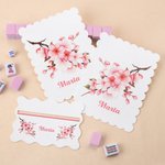 Personalised Chinoiserie Acrylic Mahjong Line Reader and Tile Mixer Set with Name Mahjong Game Night Gift for Mahjong Enthusiasts