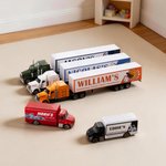 Personalized Multicolor Toy Truck with Name Indoor Outdoor Car Toy Baby Shower Birthday Gift for Boys Kids