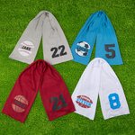 Personalised Soccer Baseball Softball Quick Drying Cooling Towel with Name and Number Hot Weather Use Team Gift for Ball Sports Lovers Players
