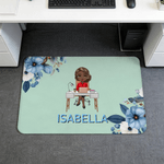 Paillasson anti-dérapant avec nom et bordure Cadeau d'anniversaire pour les employés de bureau