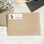 Personlig Graduation Cap Animal Vattentäta klistermärken med namn Returadressetikett Celebration Party Decor Graduation Ceremony Gift for Graduates