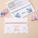 Personalised Chinoiserie Acrylic Mahjong Line Reader and Tile Mixer Set with Name Mahjong Game Night Gift for Mahjong Enthusiasts