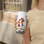 Gobelet personnalisé maman fille avec nom et fleur de naissance Cadeau de fête des mères pour maman grand-mère