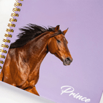 Personalized Horse Photo Planner 2026 Spiral A5 Notebook with Name and Weekly Monthly Planning Pages Birthday Gift for Horse Lovers