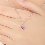 Collier de chaîne torsadée personnalisé Vintage Birthstone Bijoux délicats Anniversaire Fête des mères Cadeau pour femme