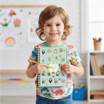 Cahier à spirales A5 personnalisé avec nom et 120 pages lignées Cadeau de prière de baptême pour enfants catholiques