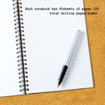 Cahier à spirales A5 personnalisé avec nom et 120 pages lignées Cadeau de prière de baptême pour enfants catholiques