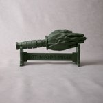 Personalized 3D Printed Tactical Knife Grip Knife Hand Ornament with Text Military Desk Decor Retirement Gift for Veterans Military Enthusiasts