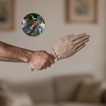 Personalized 3D Printed Tactical Knife Grip Knife Hand Ornament with Text Military Desk Decor Retirement Gift for Veterans Military Enthusiasts