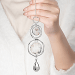 Personalized Pet Photo Gem Paw Print Sun Catcher with Urn Pendant Memorial Sympathy Gift for Pet Owners