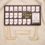 Personalisierte Geburt bis zum Abschluss der Schule Jahre hölzerne Memorial Fotorahmen mit Namen ersten Tag der Schule Graduierung Geschenk für Kinder Absolventen