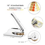 Gepersonaliseerde initialen combinatie boek Embossing stempel Hand Held Embosser met naam en datum bruiloft verloving geschenk voor paar pasgetrouwde