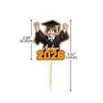 Personalised Graduation Photo Cupcake Topper with Name and Year Celebration Party Decor Graduation Gift for 2026 Graduates Students