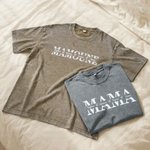 Personalized Mom Text Design Soft Distressed 100% Cotton T-shirt  with 1-4 Names Daily Wear Mother's Day Birthday Gift for Woman Mom