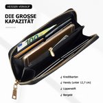 Personalisierte Karo-Brieftasche aus PU-Leder | mit Geburtsblume und Namen | im Vintage-Stil | mehrere Fächer | Muttertag Geburtstag Geschenk für Frau