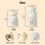 Personalized Star Butterfly Birth Flower Ceramic Vase with 2-6 Names Birthday Friendship Graduation Gift for Friends