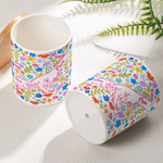 Personalized Flower Holding Mom Hands Ceramic Plant Pot and Bamboo Base with Name Birthday Mother's Day Gift for Mothers Kids