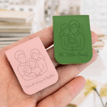 Marque-page magnétique en cuir PU avec texte Cadeau d'anniversaire Cadeau de fête des mères pour les rats de bibliothèque