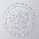 Personalised Floral Book Embosser Popular Flower Book Envelope Stamp Ex Libris Birthday Anniversary Gift for Reading Flower Enthusiast