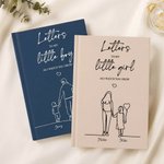 Personalisierte Eltern-Kind-Silhouette Zeichnung A5 Journal Notebook mit Namen Baby Dusche Verwendung Geburtstag Muttertag Geschenk für neue Eltern