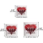 Personalized 1-6 Names Love Paper Flower Shadow Box Frame with Title Home Decor Anniversary Mother's Day Gift for Wife Woman