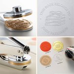 Personalized Ex Libris The Books Belong To Book Embosser Stamp Set with Name and Text Birthday Gift for Book Lovers Writers