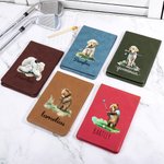 Portatarjetas de puntuación de golf personalizado multicolor con nombre Regalo de cumpleaños para los amantes del golf