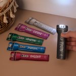 Personalized Portable Multicolor Flat Magnetic Torch with Name Night Use Easter Egg Hunt Party Favors Gift for Kids