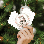 Personalized Rabbit Tiger Mother Baby Animal Heart Building Brick Puzzles with Text and Year First Mother's Day Gift for Mom