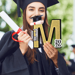 Personalized Graduation Cap 3D Printed Letter Name Sign with Year Party Desk Decor Graduation Appreciation Gift for Classmates Graduates